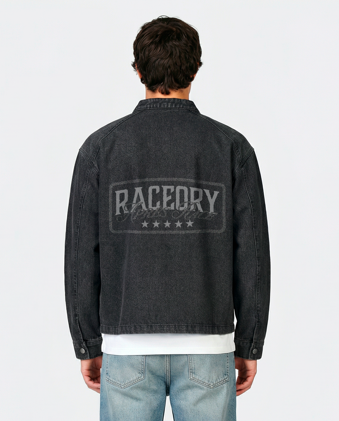 Denim Black Washed Jacket ODMPOD