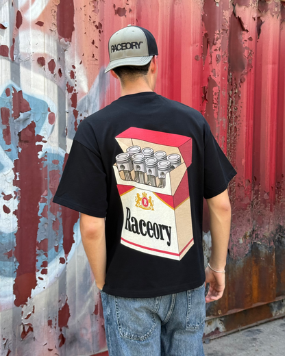Piston Pack Black Oversize Tee PODpartner