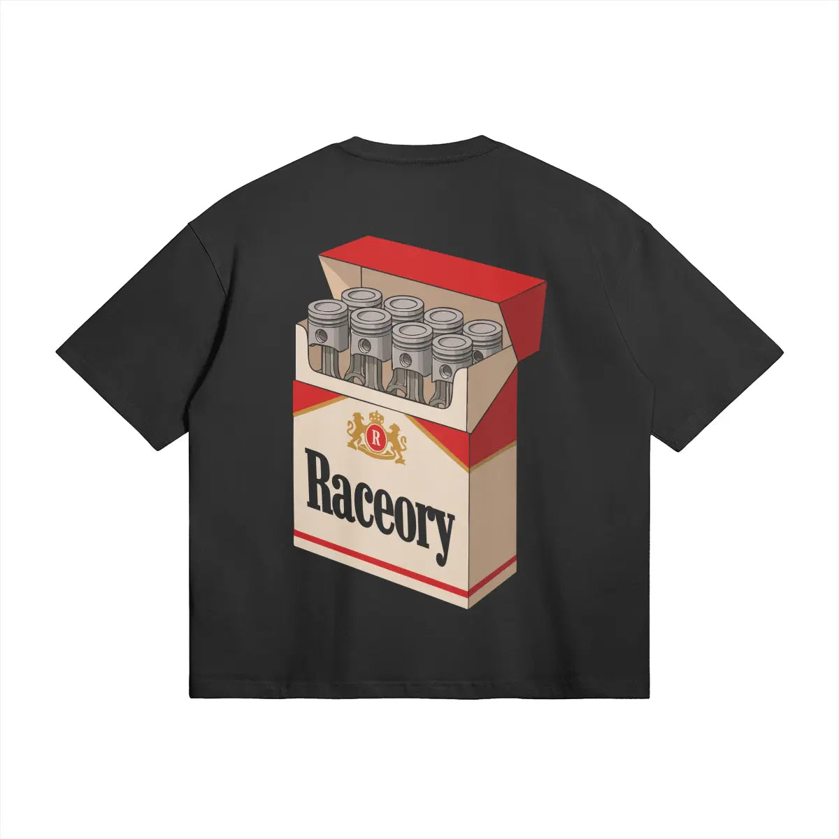 Pistons Box Back Side Black